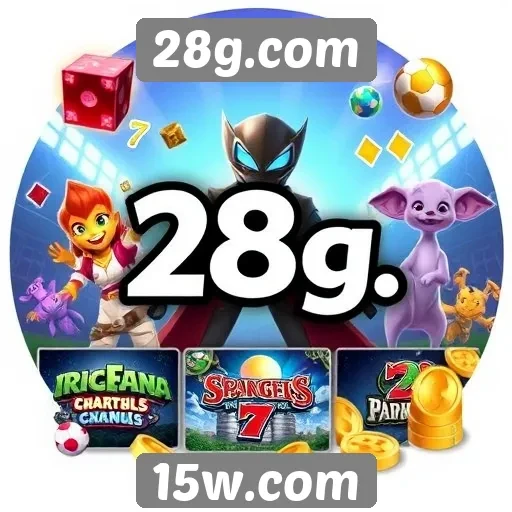 Variedade de jogos disponíveis no 28g.com